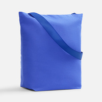 Шопер B5, синий с широкими синими ручками