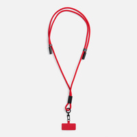 Кабель-ланьярд energyFlex Power Delivery 60 Вт, красный