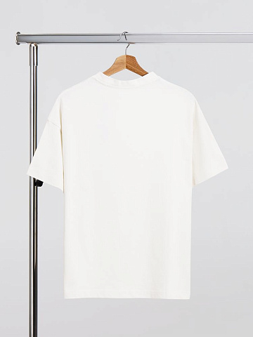 Футболка оверсайз унисекс Sinkopa, молочно-белая - рис 3.