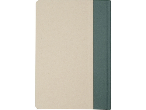 Liliana блокнот формата А5 в твердой обложке из пластика из сахарного тростника - Зеленый яркий - рис 3.