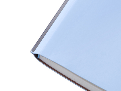 Блокнот А5 Scribe, гибкая обложка, 96 листов 80 гр/м2, голубой - рис 6.