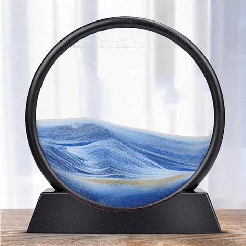 Антистресс скульптура Падающий песок (круг) - рис 12.