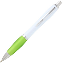 Nash шариковая ручка из переработанной пластмассы - Зеленый лайм (черные чернила)