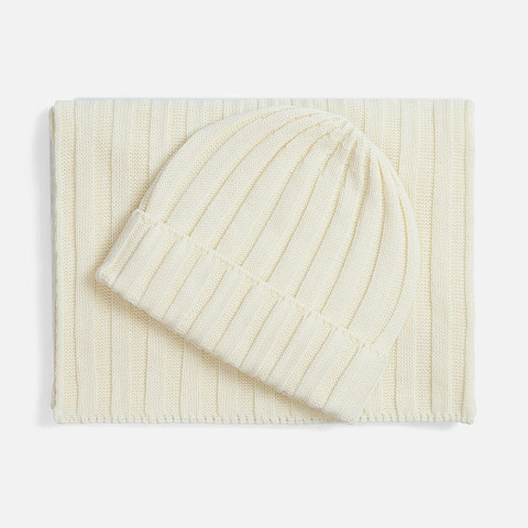 Шарф Metelitsa, белый (молочный) - рис 5.