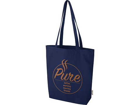 Florida эко-сумка плотностью 270 г/м² - темно-синий - рис 6.