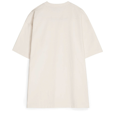 Футболка оверсайз унисекс Sideline, молочно-белая - рис 4.