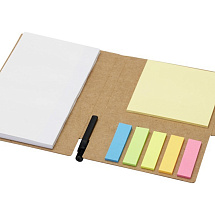 Swift буклет с липкой бумагой для заметок с шариковой ручкой - Натуральный
