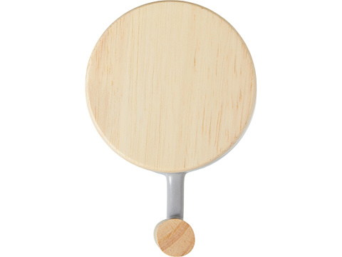 Кружка с ручкой и крышкой из каучукового дерева Jeny, серый - рис 6.