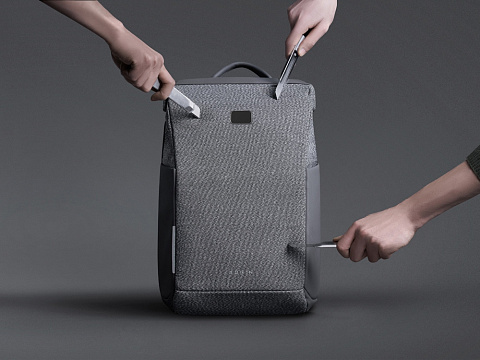 Антикражный рюкзак SnapPack для ноутбука 16, серый - рис 9.
