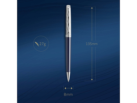 Шариковая ручка Waterman Hemisphere22 SE Deluxe Blue CT, стержень: M, цвет: Blue, в подарочной упаковке - рис 4.