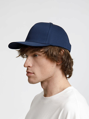 Бейсболка Seguro, темно-синяя - рис 8.