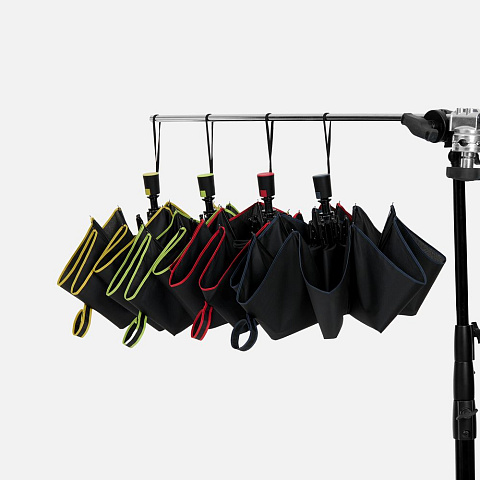 Зонт складной Edgeline, красный - рис 9.