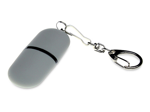 Флешка Goutte Soft-touch на 16 Гб, серый