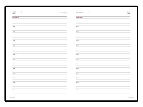 Ежедневник недатированный А5 Sidney Nebraska, синий (белый обрез) - рис 2.