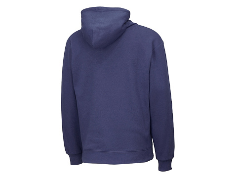 Толстовка с капюшоном оверсайз Lisbon унисекс, темно-синий - рис 12.