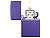 Зажигалка ZIPPO Classic с покрытием Purple Matte, латунь/сталь, фиолетовая, матовая, 38x13x57 мм - миниатюра - рис 4.