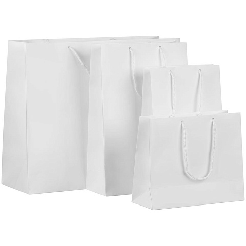 Пакет бумажный Lami Tote L, белый - рис 4.