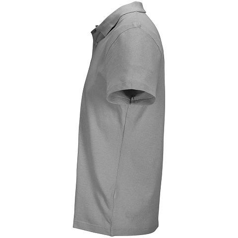 Рубашка поло унисекс Pulse, серый меланж - рис 4.