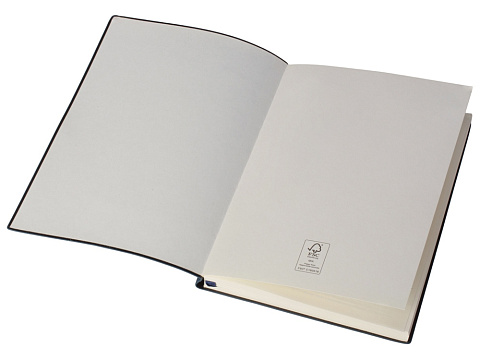 Бизнес блокнот Supreme с вставкой из софт-тача, гибкая обложка, 128 листов, синий - рис 5.