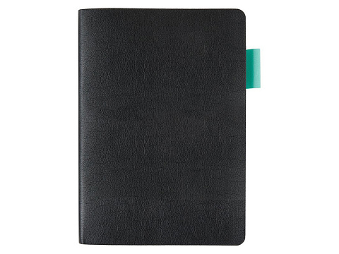Ежедневник недатированный А5 Boston, черный (бирюзовый обрез) - рис 4.