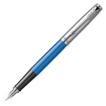 Ручка перьевая Parker Jotter Originals Blue Chrom CT, перо: F, цвет чернил: blue, в подарочной упаковке