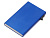 Картхолдер Florence с RFID- защитой из алюминия, синий - миниатюра