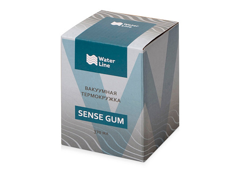 Термокружка Sense Gum, soft-touch, непротекаемая крышка, 370мл, желтый (P) - рис 7.