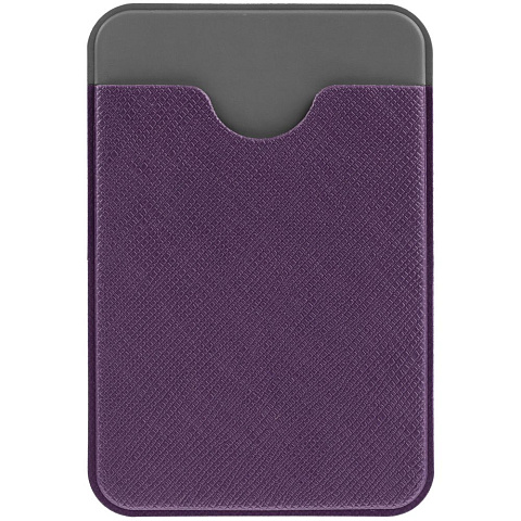 Чехол для карты на телефон Devon, фиолетовый с серым
