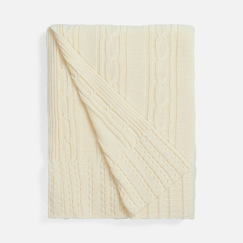 Плед Remitti, белый (молочный) - рис 2.