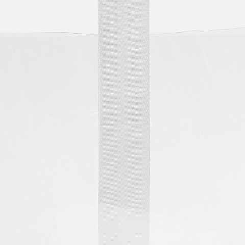 Шопер Clear Fest, ver.2, прозрачный с белыми ручками - рис 8.