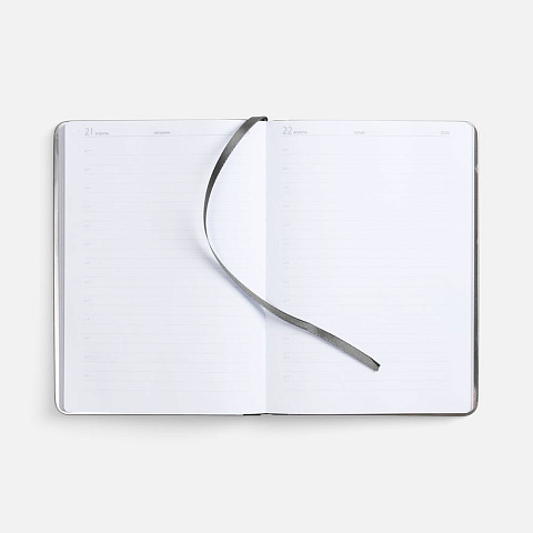 Ежедневник Metal Frame на заказ, датированный, темно-серый - рис 8.