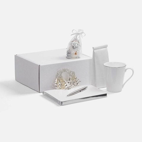 Набор «Планы на счастье», белый с серебристым - рис 2.