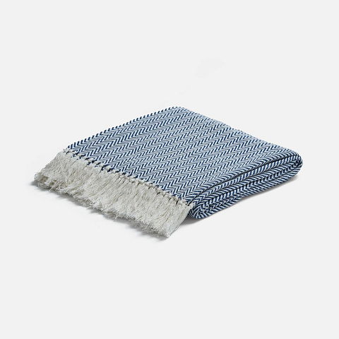 Плед Landour, синий - рис 3.