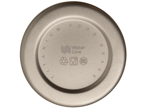 Бутылка для воды из титана Titan, 750ml, темно-серый - рис 8.