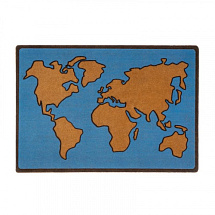 Коврик придверный "Карта мира"