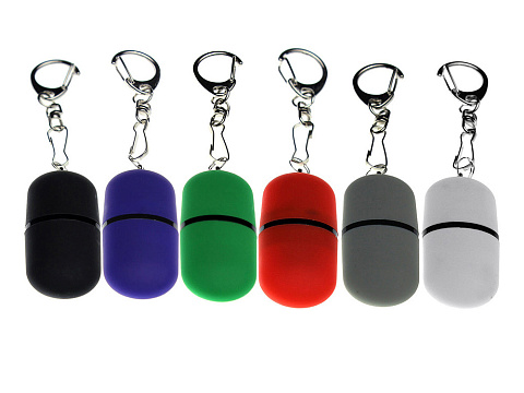 Флешка Goutte Soft-touch на 8 Гб, серый - рис 4.