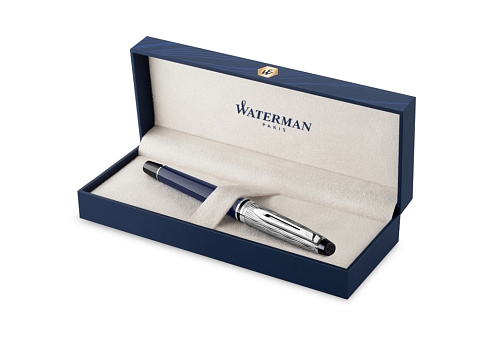 Перьевая ручка Waterman Expert22 SE deluxe Blue CT, перо: F, цвет: Blue, в подарочной упаковке - рис 2.