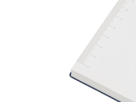 Блокнот А5 Bradbury, гибкая обложка, 80 листов 80 гр/м2 FSC бумага, темно-синий - рис 6.