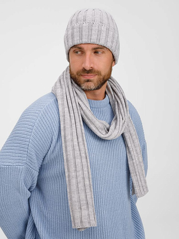 Шапка Metelitsa, серебристо-серый меланж - рис 9.