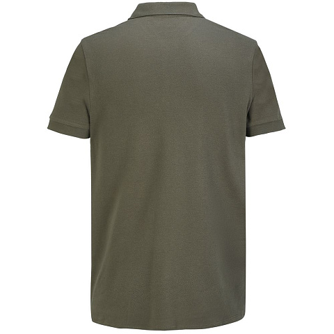 Рубашка поло унисекс Pacific, темный хаки - рис 3.