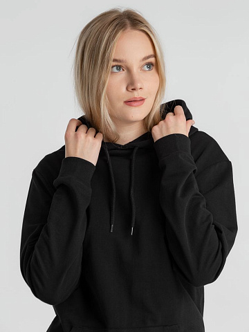 Толстовка с капюшоном унисекс Hoodie, черная - рис 11.