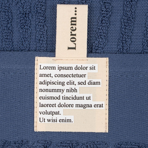 Лейбл хлопковый Doni, L, неокрашенный - рис 12.