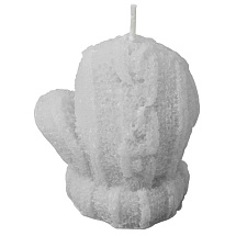 Свеча Рукавичка, серый