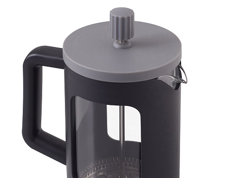 Френч-пресс Double Tone, черный-серый - рис 8.