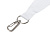 Ланъярд 2 см под сублимацию с трендовым карабином, серебристый - миниатюра - рис 4.