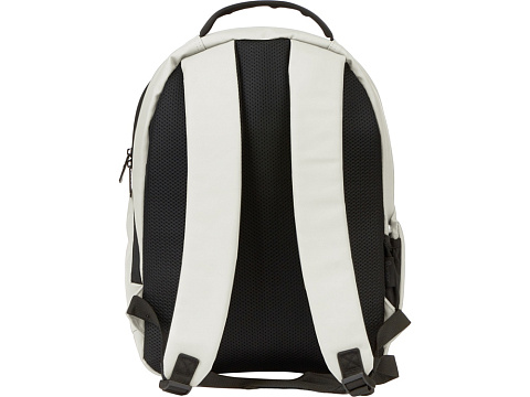 Рюкзак Sofit для ноутбука из экокожи, молочный (Р) - рис 6.