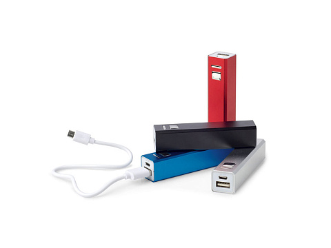 HEVESY. Портативная батарея 2'200 mAh, Синий - рис 2.