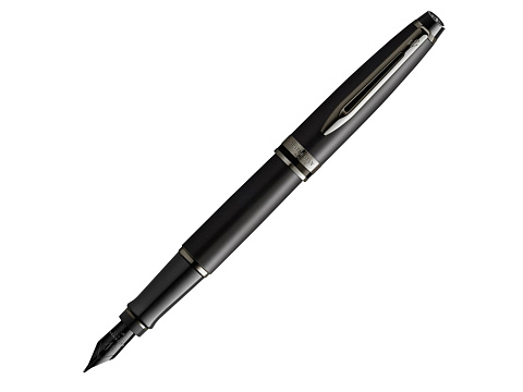 Перьевая ручка Waterman Expert Black F BLK в подарочной упаковке