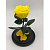 Желтая роза в колбе (средняя) - миниатюра - рис 2.