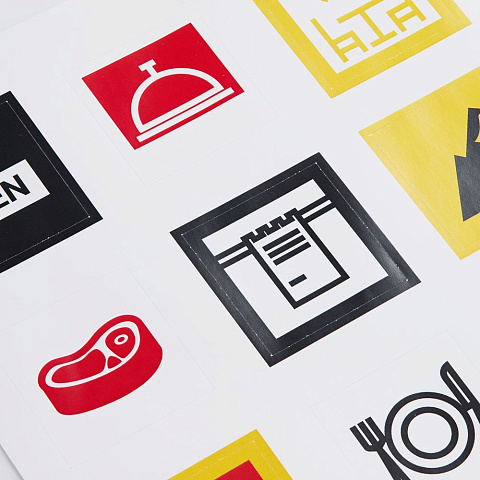 Стикерпак бумажный Industry, кафе - рис 3.